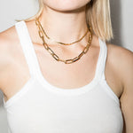 White canotta a coste in bianco Re/done - donna 