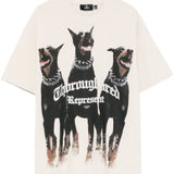 T-shirt Thoroughbred in bianco Represent - uomo 