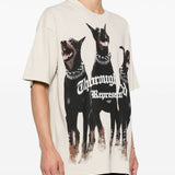 T-shirt Thoroughbred in bianco Represent - uomo 