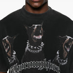 T-shirt Thoroughbred in nero Represent - uomo 