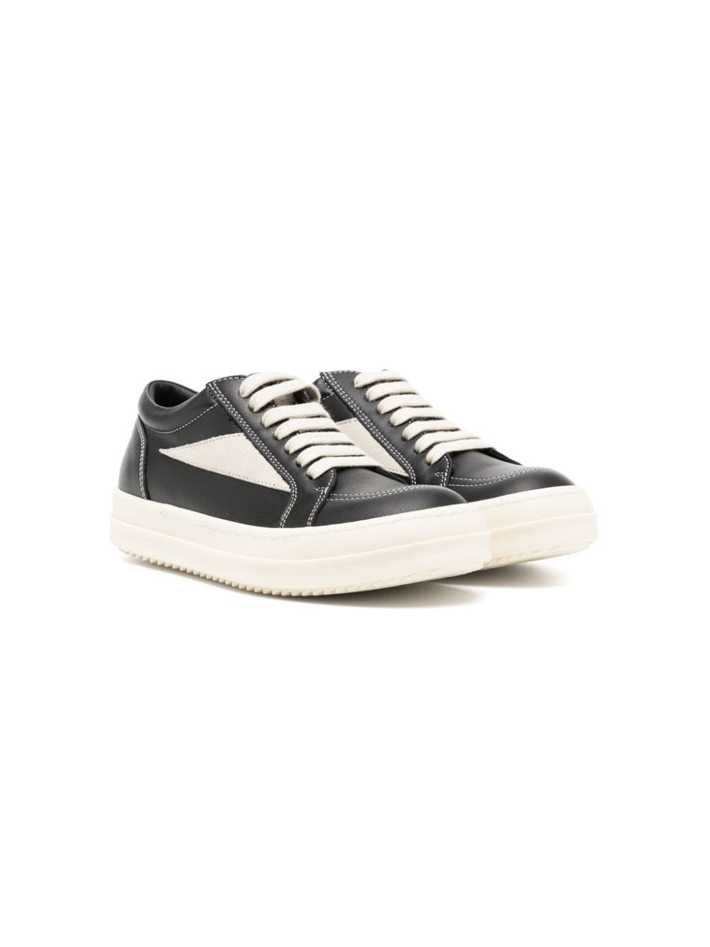 Sneakers bicolore in nero - bambino 