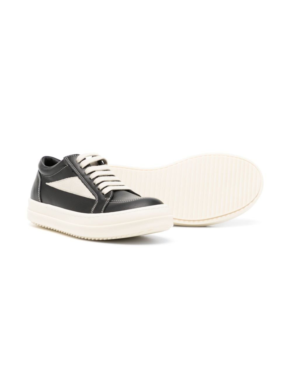 Sneakers bicolore in nero - bambino 