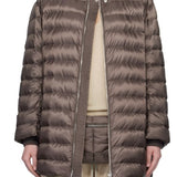 Parka trapuntata flight in marrone Rick Owens x Moncler - unisex<BR/> 