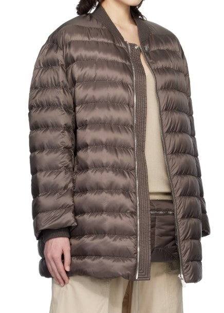 Parka trapuntata flight in marrone Rick Owens x Moncler - unisex<BR/> 