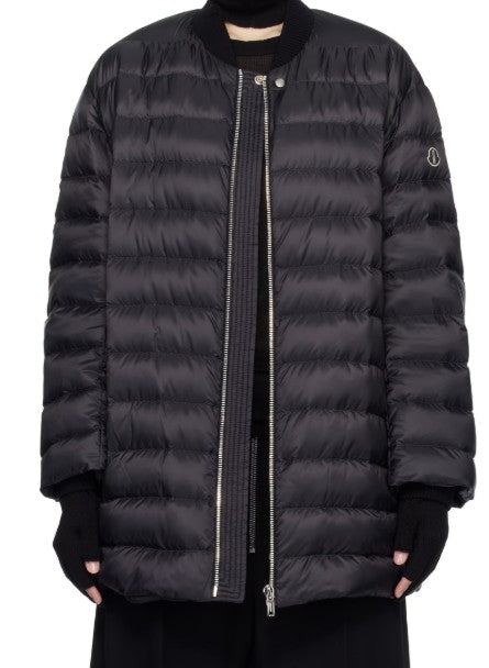 Parka trapuntata flight in nero Rick Owens x Moncler - unisex<BR/><BR/> 