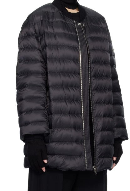 Parka trapuntata flight in nero Rick Owens x Moncler - unisex<BR/><BR/> 