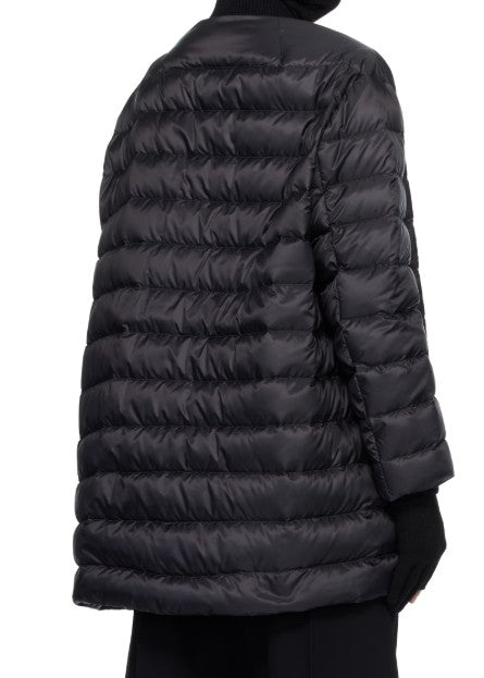 Parka trapuntata flight in nero Rick Owens x Moncler - unisex<BR/><BR/> 
