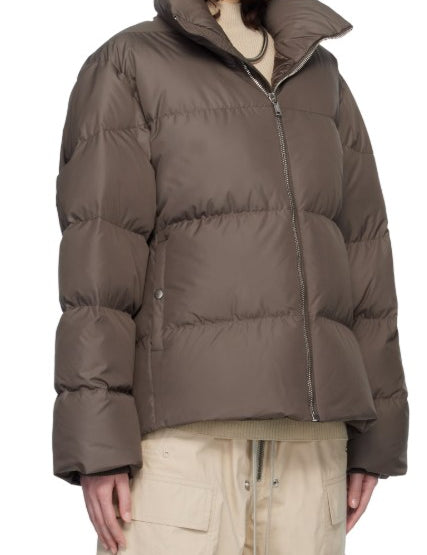 Giacca cyclopic marrone Rick Owens x Moncler - unisex 