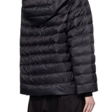 Giacca con cappuccio ziplock in nero Rick Owens x Moncler - unisex<BR/> 