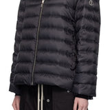Giacca con cappuccio ziplock in nero Rick Owens x Moncler - unisex<BR/> 