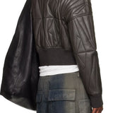 Giacca crop geocamo in marrone Rick Owens x Moncler - unisex<BR/> 
