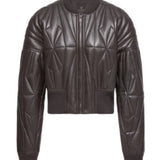 Giacca crop geocamo in marrone Rick Owens x Moncler - unisex<BR/> 