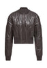 Giacca crop geocamo in marrone Rick Owens x Moncler - unisex