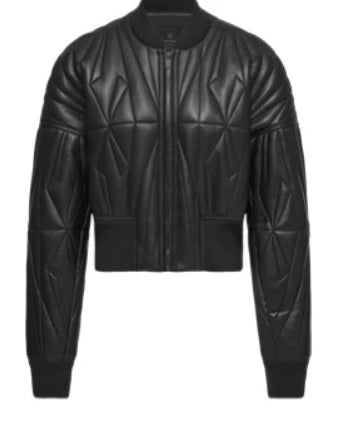 Giacca crop geocamo in nero Rick Owens x Moncler - unisex 