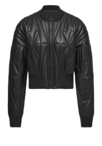 Giacca crop geocamo in nero Rick Owens x Moncler - unisex 
