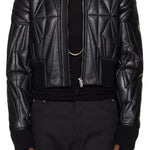 Giacca crop geocamo in nero Rick Owens x Moncler - unisex 