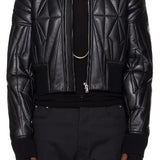 Giacca crop geocamo in nero Rick Owens x Moncler - unisex 