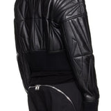 Giacca crop geocamo in nero Rick Owens x Moncler - unisex 