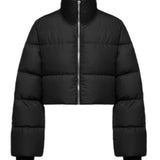 Giacca cyclopic crop in nero Rick Owens x Moncler - unisex<BR/><BR/> 