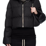 Giacca cyclopic crop in nero Rick Owens x Moncler - unisex<BR/><BR/> 