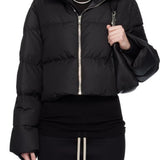Giacca cyclopic crop in nero Rick Owens x Moncler - unisex<BR/><BR/> 