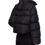Giacca cyclopic crop in nero Rick Owens x Moncler - unisex<BR/><BR/> 
