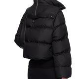Giacca cyclopic crop in nero Rick Owens x Moncler - unisex<BR/><BR/> 
