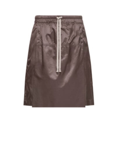Shorts kilt al ginocchio in marrone Rick Owens x Moncler - unisex<BR/> 