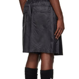Shorts kilt al ginocchio in nero Rick Owens x Moncler - unisex<BR/> 