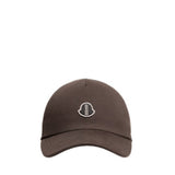 Cappello da baseball con logo in marrone Rick Owens x Moncler - unisex 