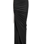 Gonna maxi regolabile in nero Rick Owens x Moncler - donna<BR/> 