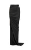 Rick Owens x Moncler adjustable maxi skirt in black - women