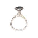 Anello Ato con diamanti grigi Rosamaria - donna 