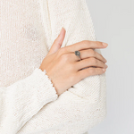 Anello Ato con diamanti grigi Rosamaria - donna 