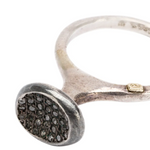 Anello Ato con diamanti grigi Rosamaria - donna 