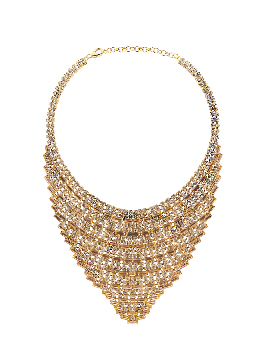 Collana amarena in color oro rosantica - donna 