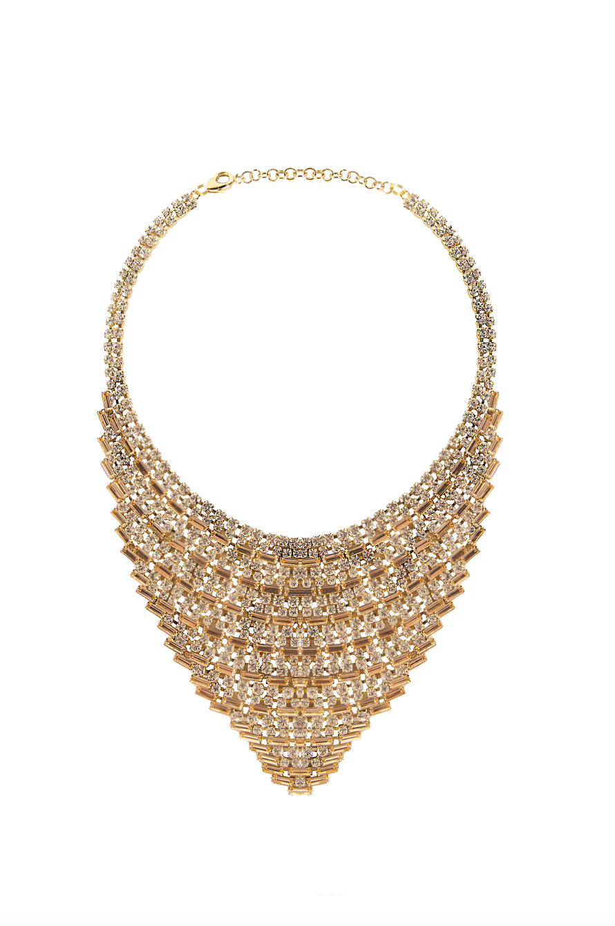 Collana amarena in color oro rosantica - donna 