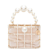 Borsa con cristalli holli in oro Rosantica - donna 