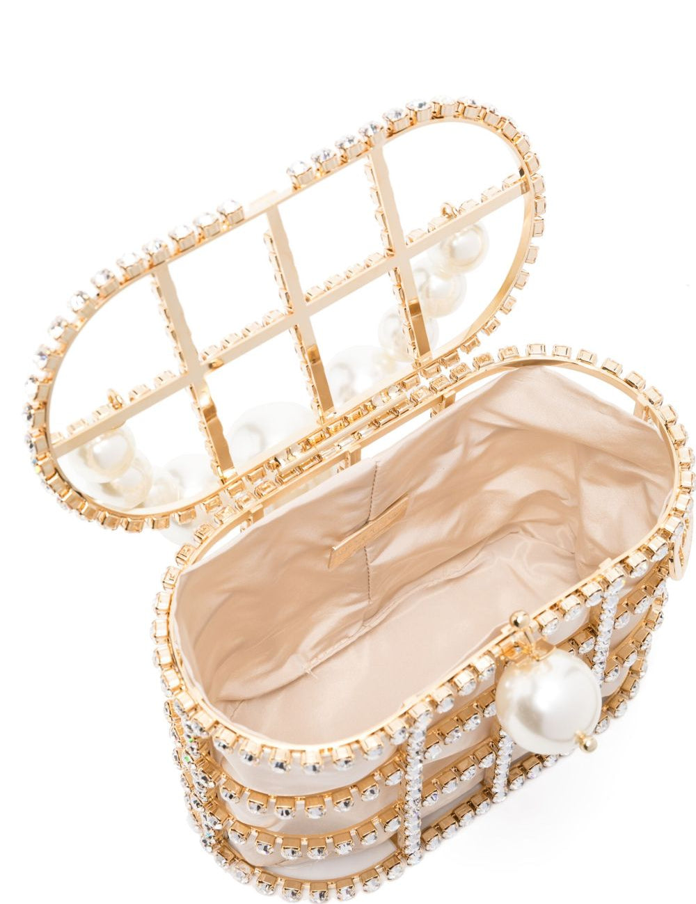 Borsa con cristalli holli in oro Rosantica - donna 