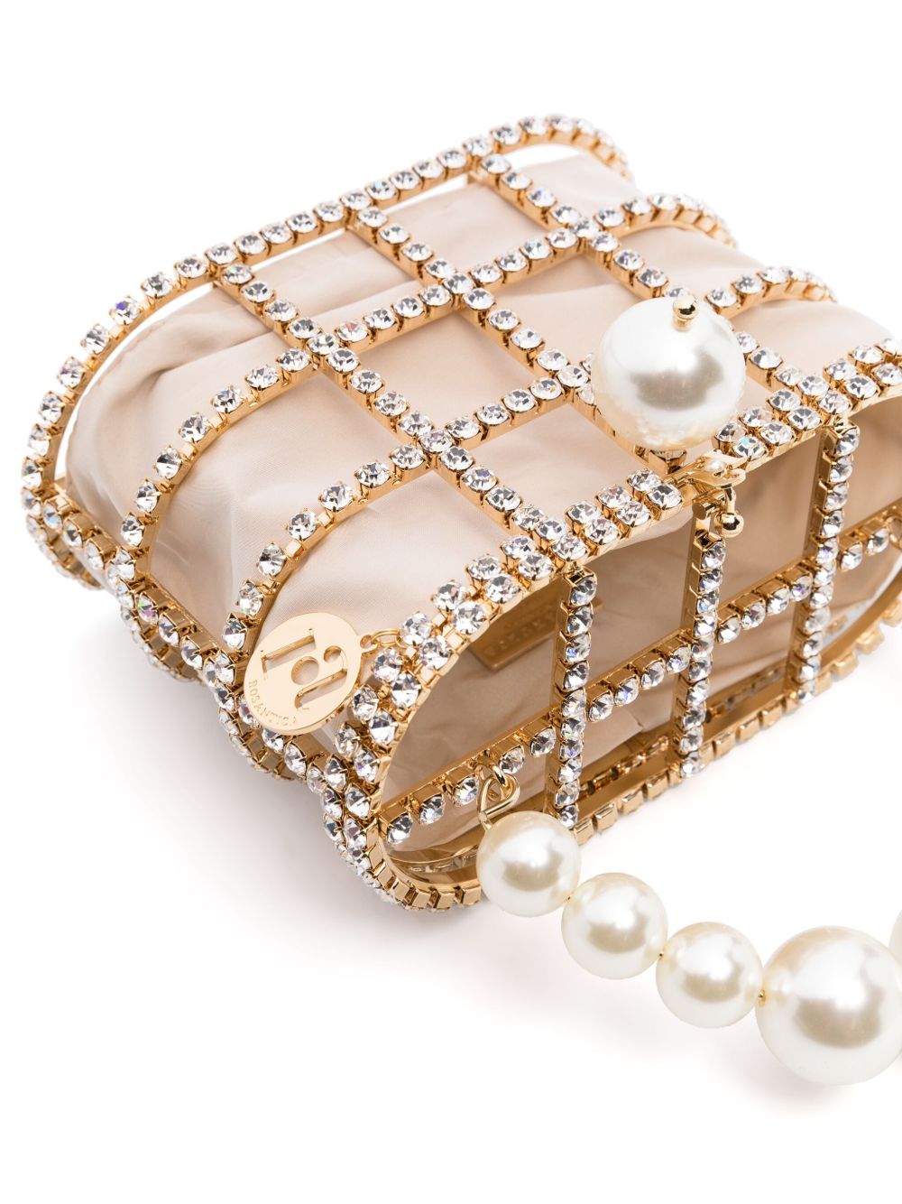 Borsa con cristalli holli in oro Rosantica - donna 