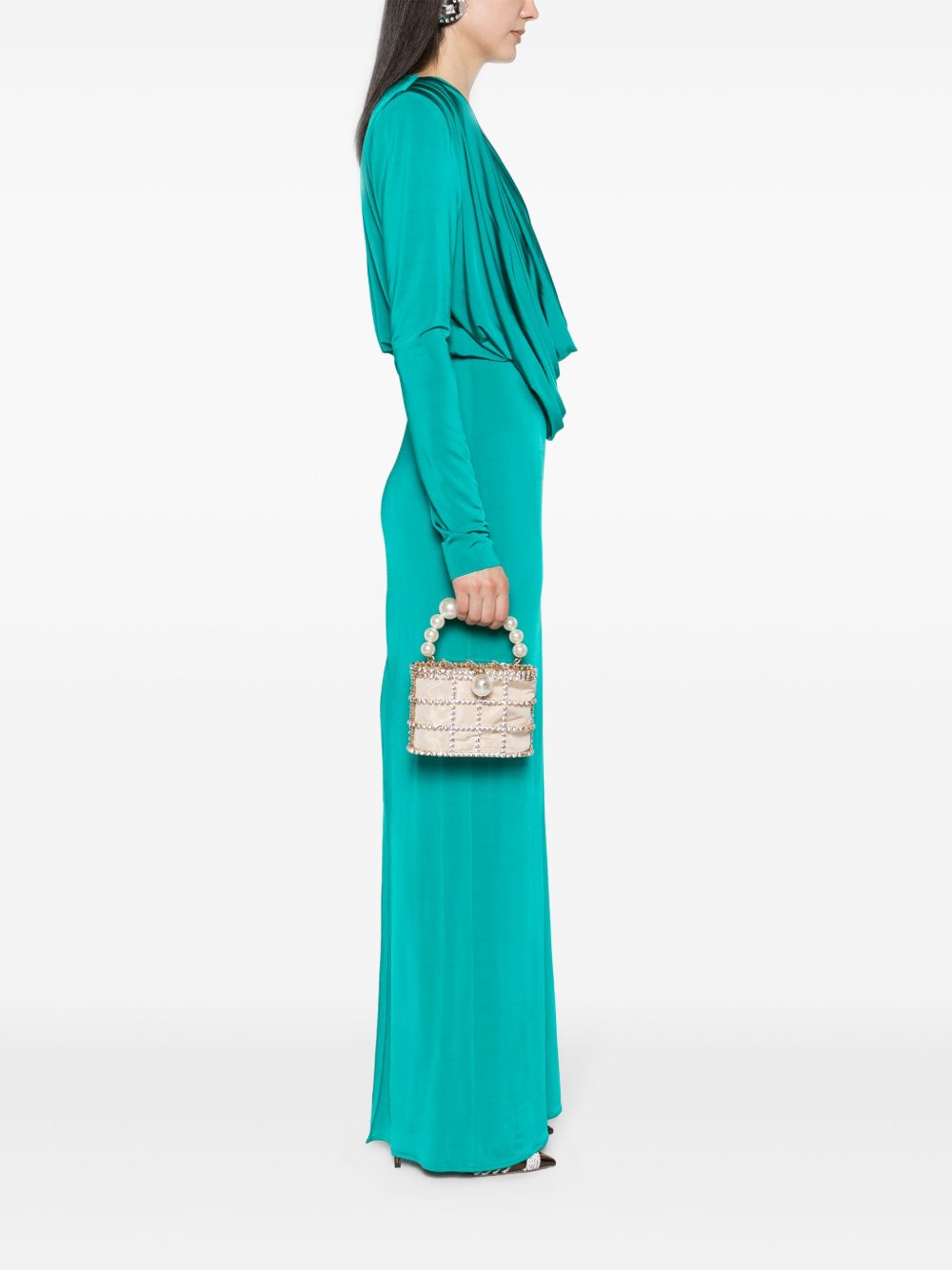 Borsa con cristalli holli in oro Rosantica - donna 