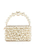Borsa holli osiris decorata con perle in AVORIO Rosantica - donna