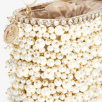 Borsa holli osiris decorata con perle in AVORIO Rosantica - donna 