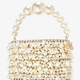 Borsa holli osiris decorata con perle in AVORIO Rosantica - donna 