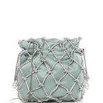 Borsa Selene Capri con cristalli in verde Rosantica - donna 