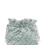 Borsa Selene Capri con cristalli in verde Rosantica - donna 