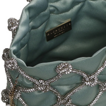 Borsa Selene Capri con cristalli in verde Rosantica - donna 