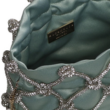 Borsa Selene Capri con cristalli in verde Rosantica - donna 