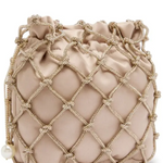 Borsa Selene Capri con cristalli in beige Rosantica - donna<BR/><BR/> 