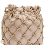 Borsa Selene Capri con cristalli in beige Rosantica - donna<BR/><BR/> 